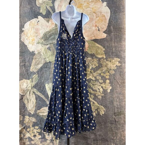 New Free People Daydreamer Midi Dress Size Medium - Picture 5 of 10